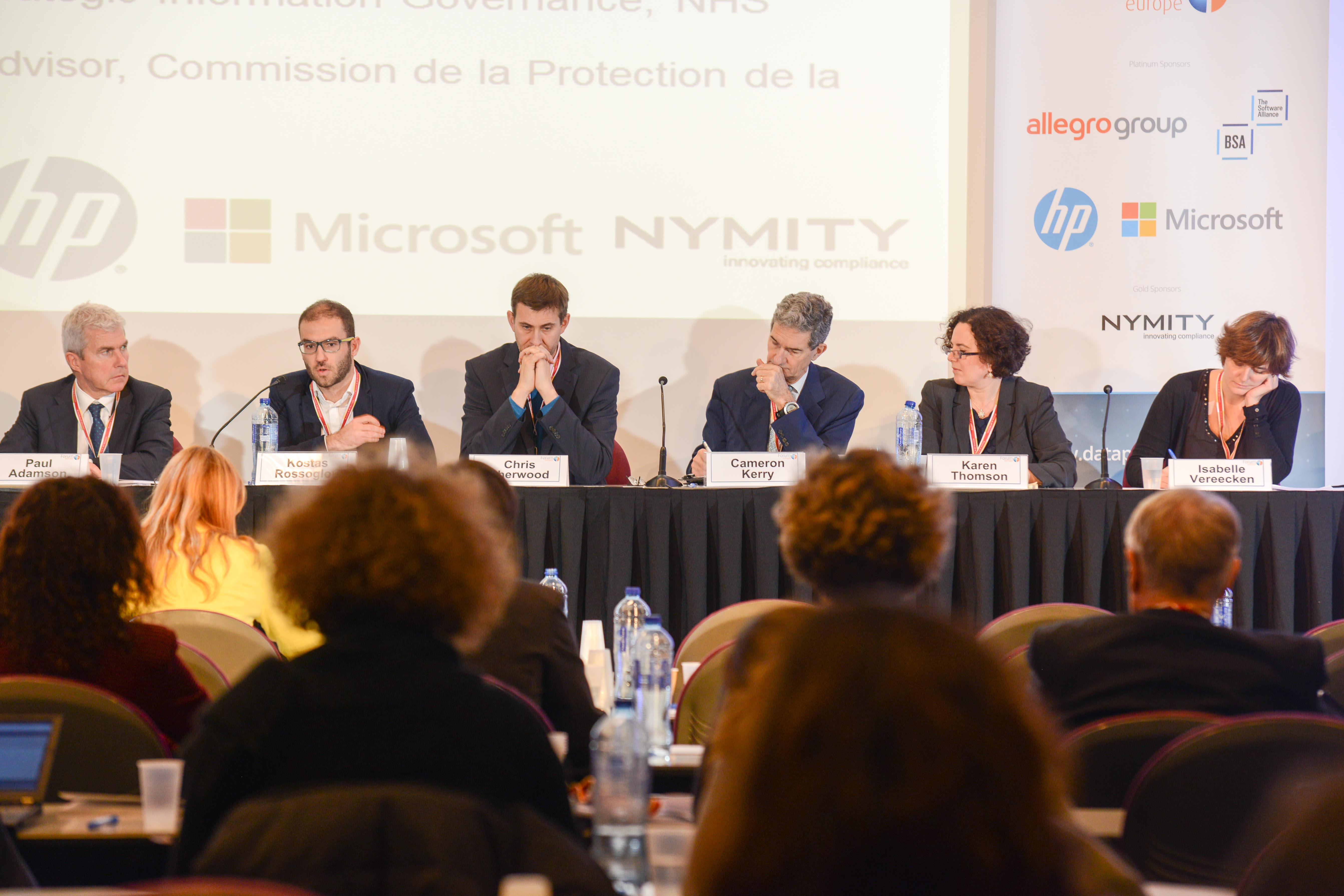 2015: Session 1: Assessing the progress of the European Data Protection Regulation - on track for completion?