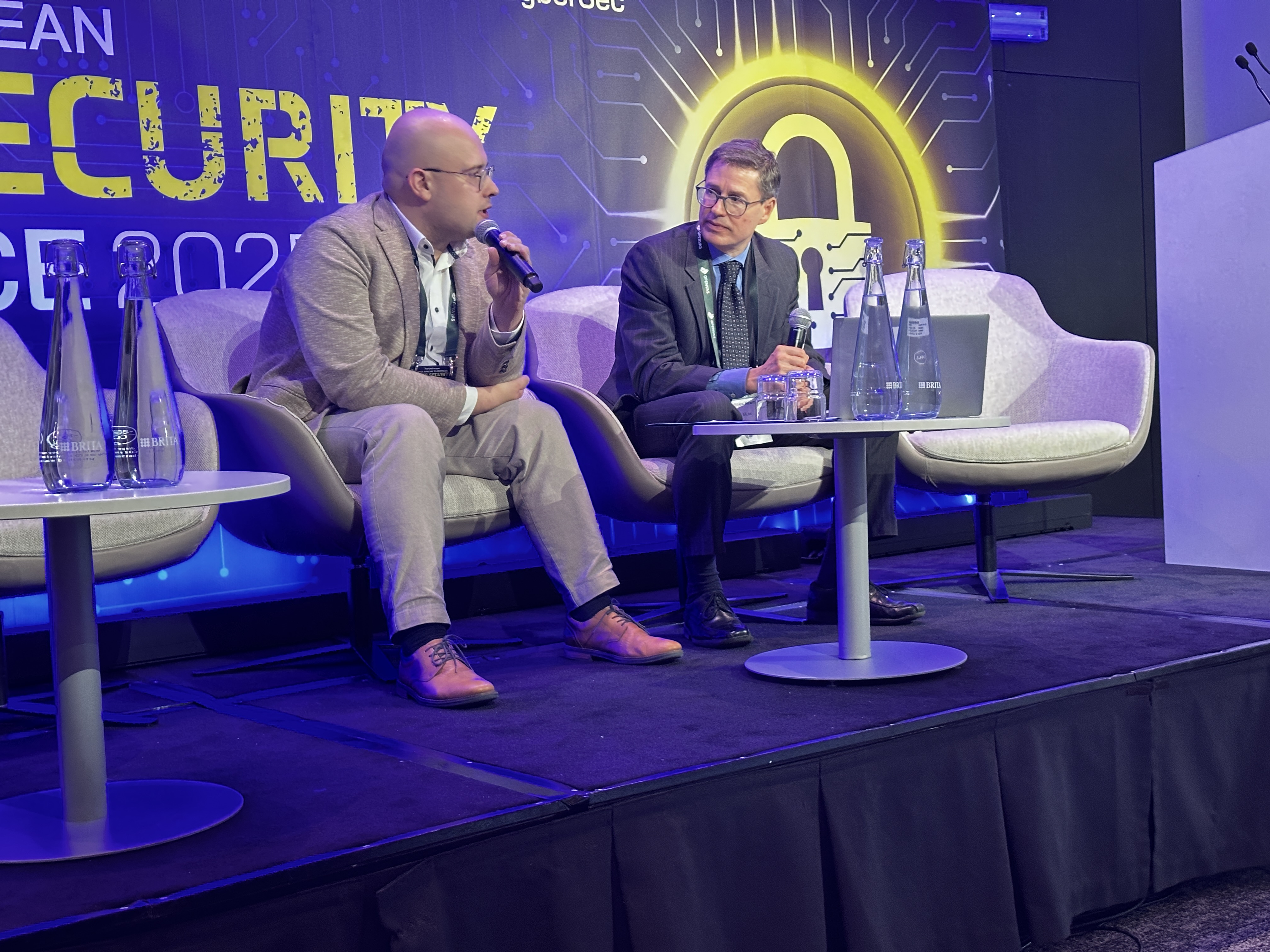 Rockas Jonikas, Lithuania's National Cybersecurity Centre, in conversation with Mex's Matthew Newman.