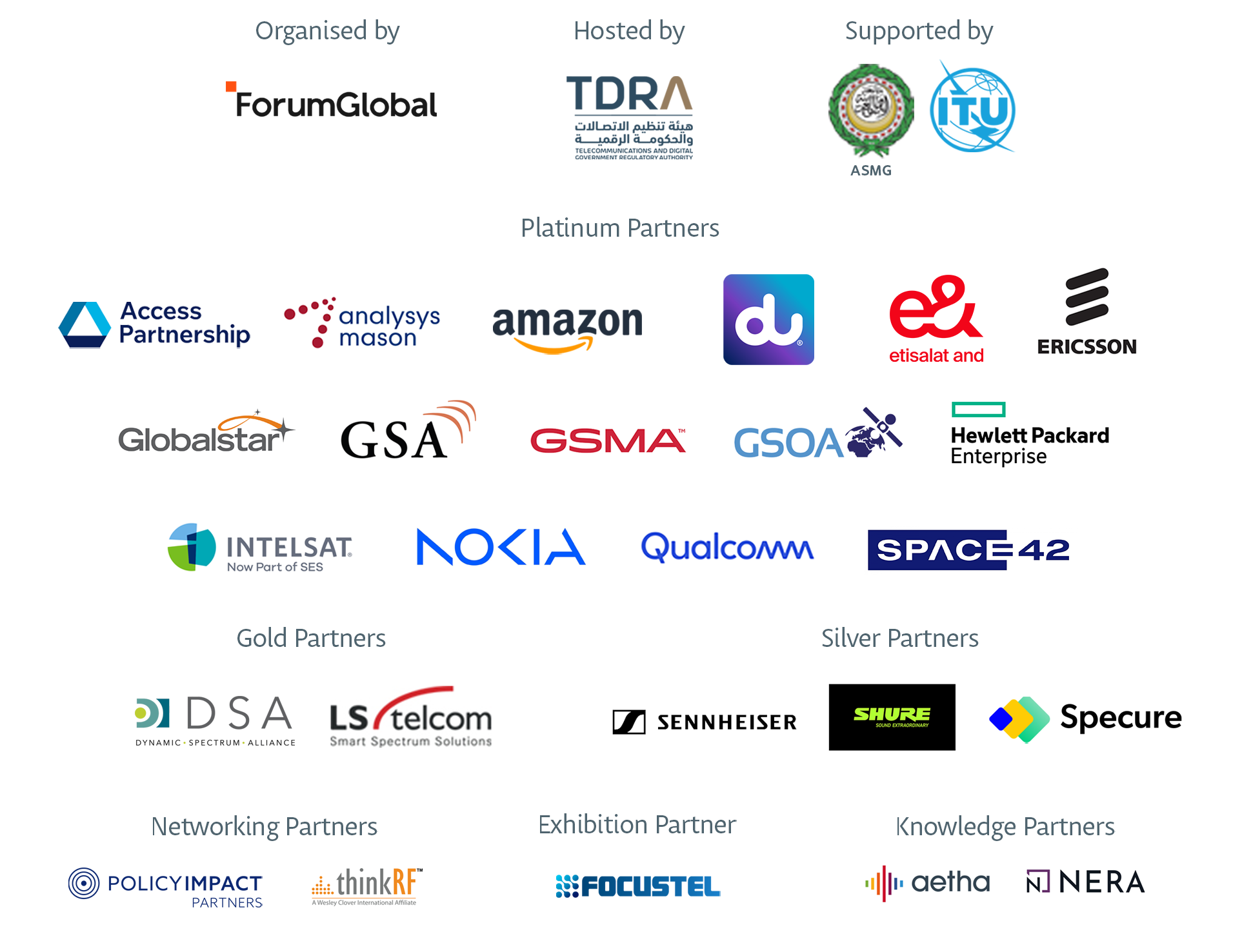 MENA Partners and Sponsors