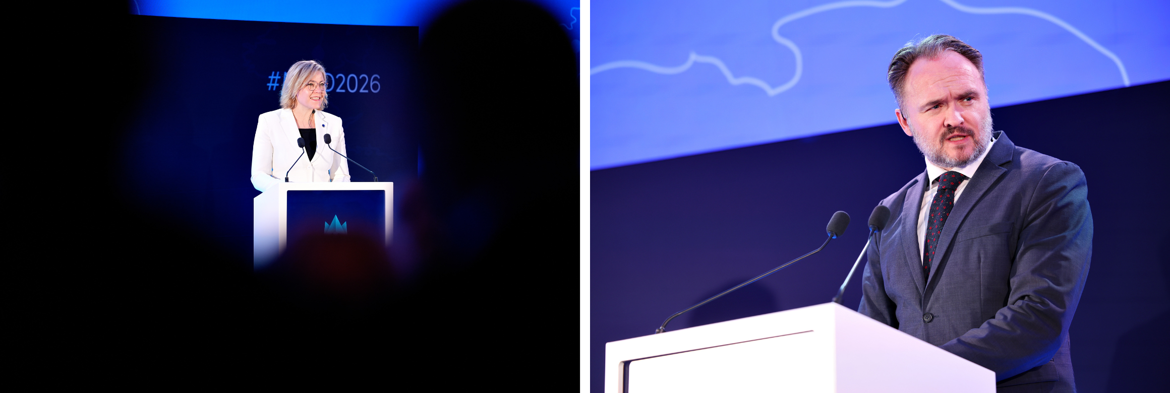 Left: EVP Henna Vikkunen | Right: EU Commissioner Dan J&oslash;rgensen