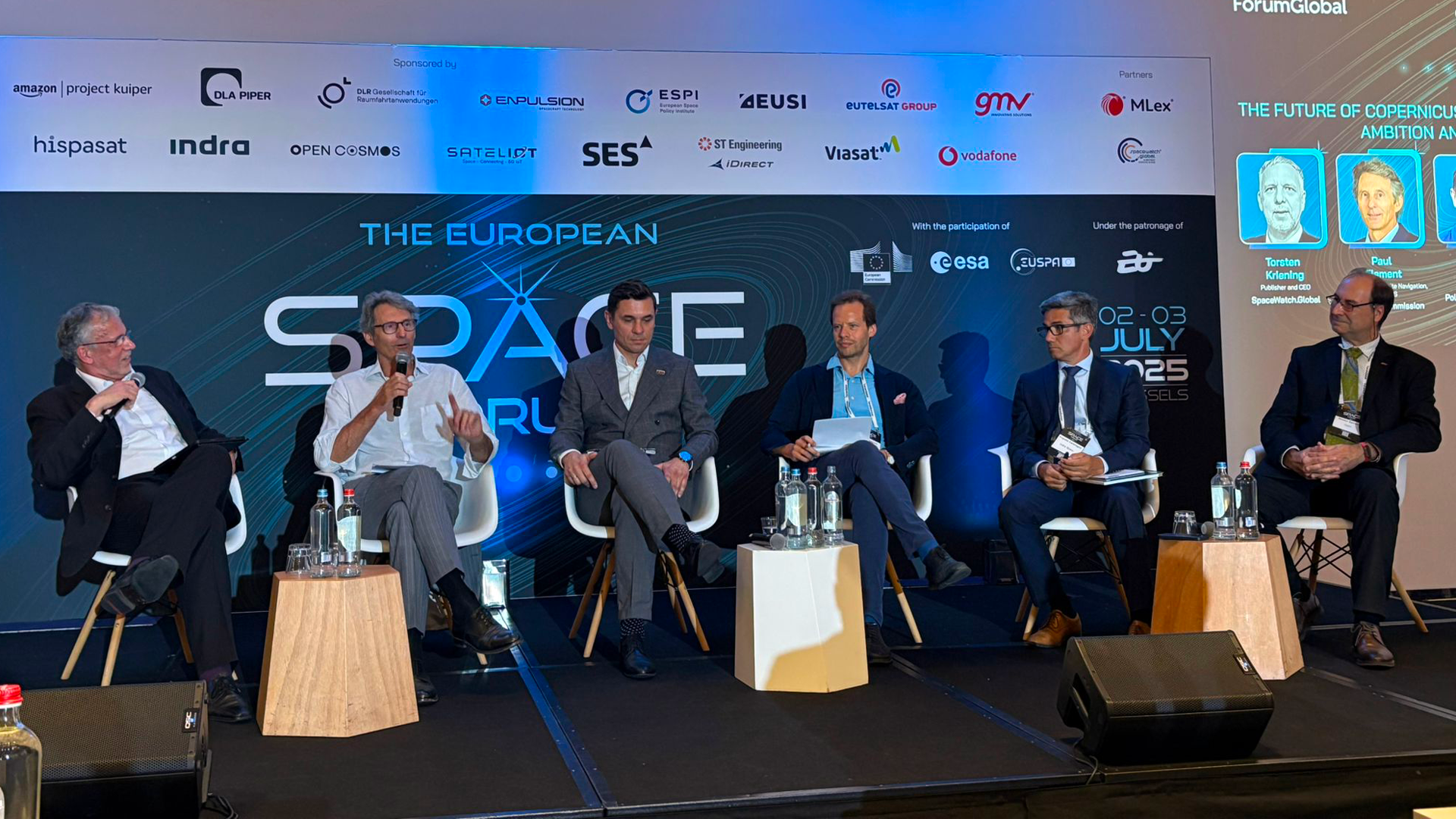 Session 3ii: The Future of Copernicus and Galileo – Strengthening European Ambition and Leveraging Its Expertise, at the European Space Forum. 