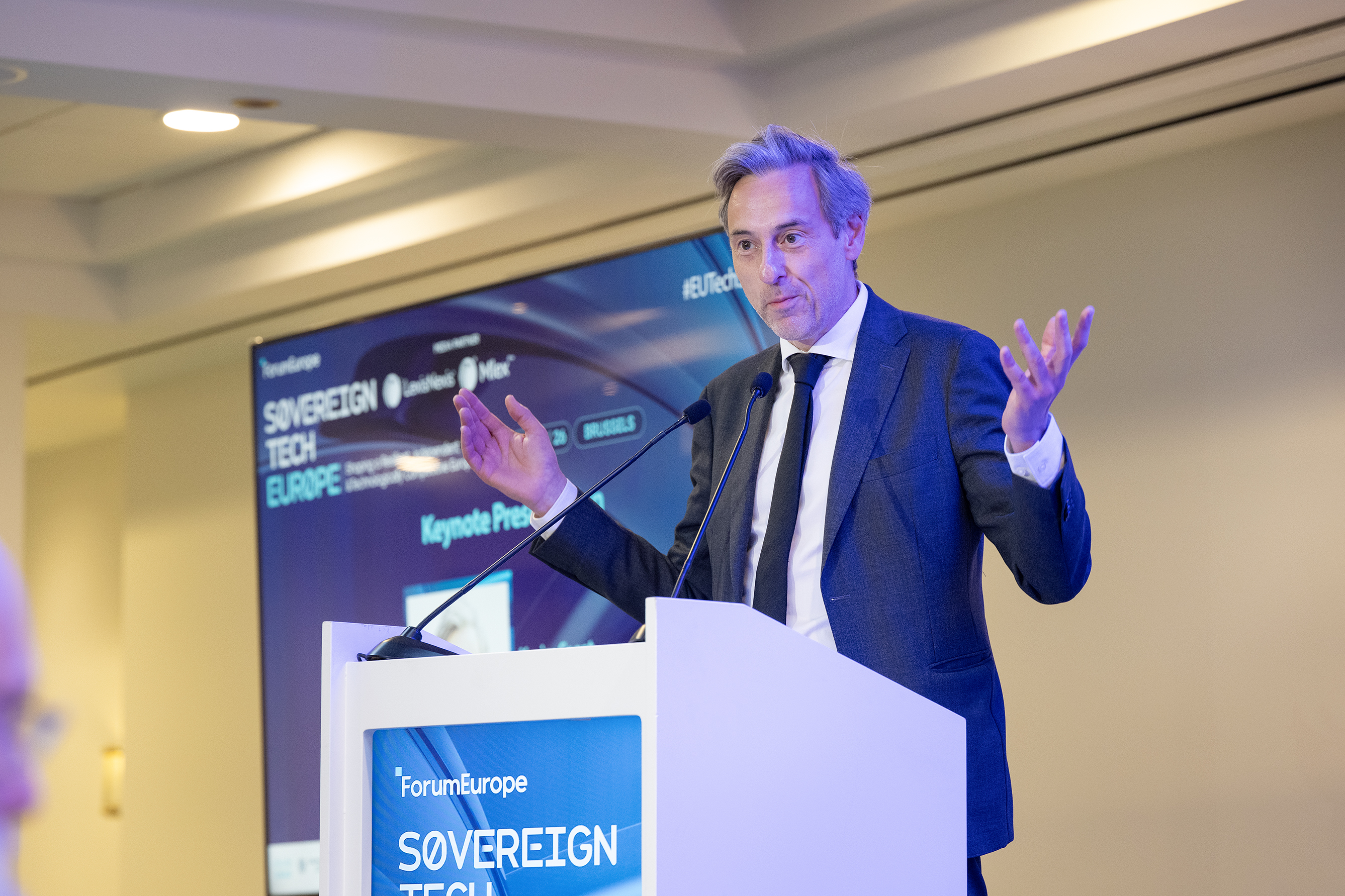 A keynote presentation delivered by Xavier Coget, Member of Cabinet, Executive Vice-President of the European Commission Henna Virkkunen.&nbsp;