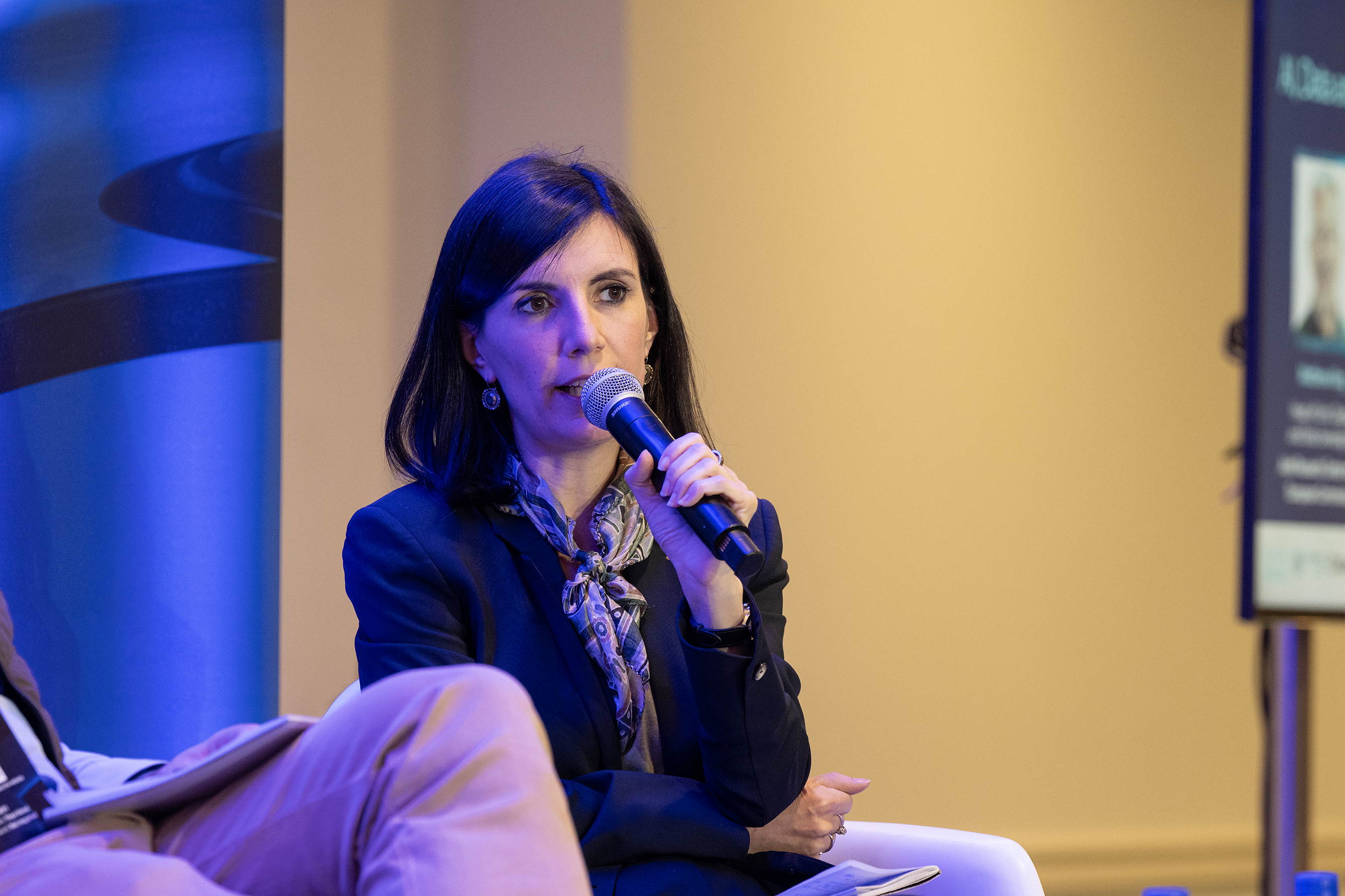 Anne Duboscq, Director of Public Affairs at OVHcloud in focus. 