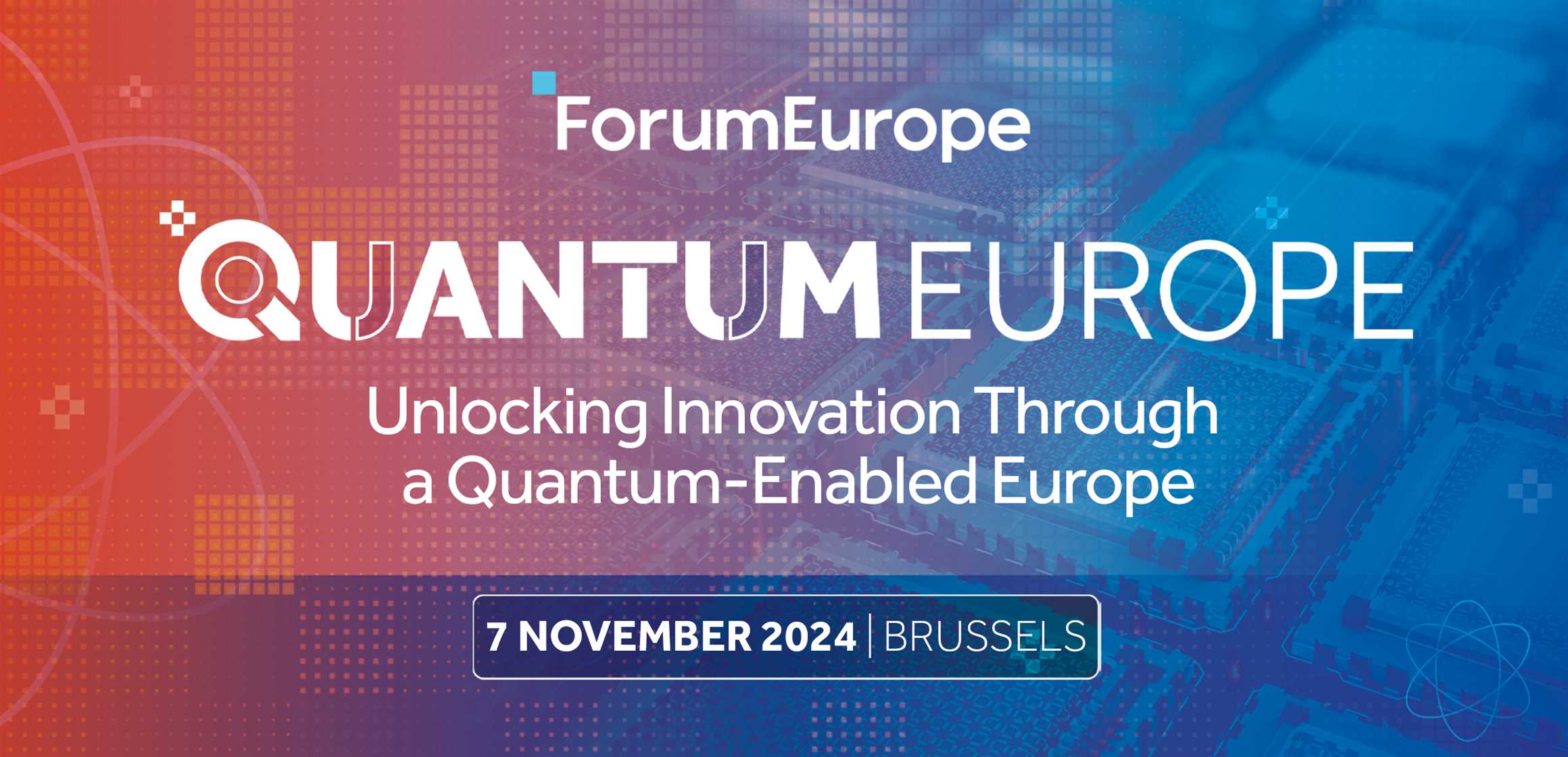 The Inaugural Quantum Europe Conference will be heading to Brussels ...